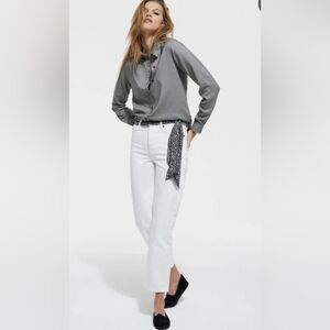 The Kooples White Denim Straight Leg Jeans  Women's Size 29